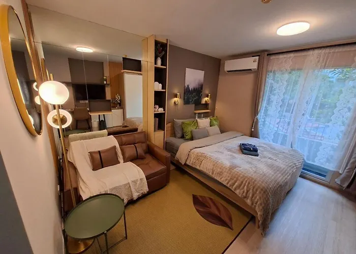 아파트 Elio Del Ray, Fast Internet, King-size Bed 방콕